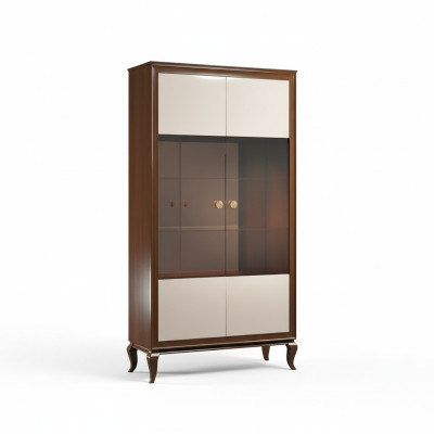 Luxus Vitrine Wohnzimmer Möbel Schrank Glas Vitrinen Designer Schränke Kommode