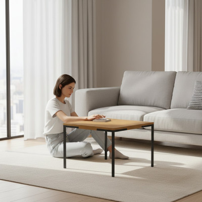 Couch Tisch Kaffee Beistell Designer Tische Wohnzimmer Leder Couchtische Neu