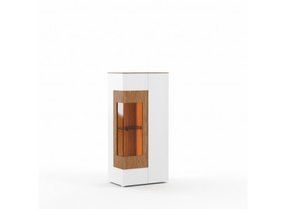 Moderne Vitrine Glas Schrank Wohnzimmer Schaufenster 1türige Design Vitrinen neu