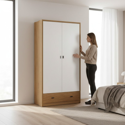 Schrank Schlafzimmer Schwebe Türen 117 cm Kleider Schränke Schiebetüren