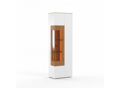 Vitrine Glas Schrank Wohnzimmer Schaufenster 1 trg. Vitrinen Hochschrank Modern
