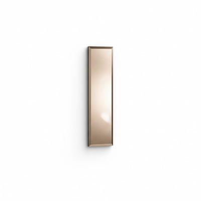 Klassischer Wandspiegel Holzrahmen Spiegel Möbel Neu 90x25cm Glas Rahmen Wand