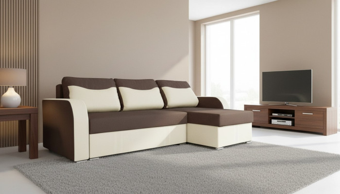 Eckgarnitur Sofa Designer Sofa Bettfunktion Bettkasten Schlafsofa Ecksofa Couch