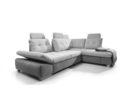 Ecksofa L Form Sofa Wohnlandschaft Garnitur Stoff Sofas Bettunktion Schlaf Couch