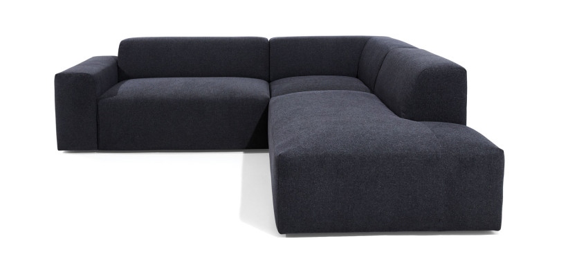 Ecksofa L-Form Sofa Wohnlandschaft Garnitur Polster Stoff Design Moderne