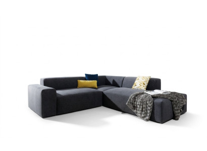 Ecksofa L-Form Sofa Wohnlandschaft Garnitur Polster Stoff Design Moderne