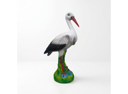 Abstrakter Storch Vogel Garten Dekoration Statue Skulpturen Figuren Skulptur Neu