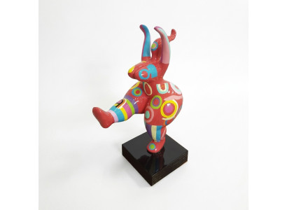 Abstrakte Designer Kunst Niedliche Figur Statue Bunt Bemante Skulpturen Statuen