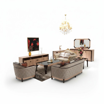 Couch Sofagarnitur 3+1 Sitzer Garnitur Design Modern Sofa Garnituren Sitz Neu