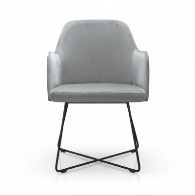 Design Stuhl Sitz Praxis Ess Zimmer Stühle Textil Stoff Polster Warte Kanzlei