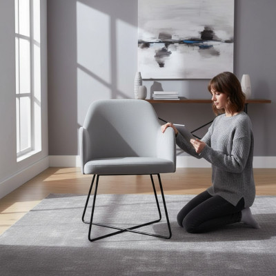 Design Set Stühle Gruppe 6x Stuhl Warte Ess Zimmer Neu Garnitur Lehnstuhl
