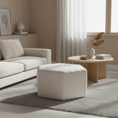 Stoff Fußhocker Ottomane Samt Sitzhocker Hocker Pouf Puff Sitzpouf Textil