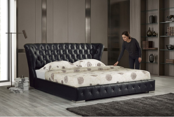 Boxspringbett Designer Polsterbett Bett Betten Hotel Chesterfield Hotelbett