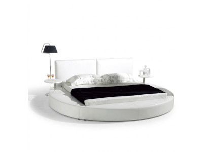 Rundes Bett Moderne Design Luxus Polster Rund Betten Textil Stoff