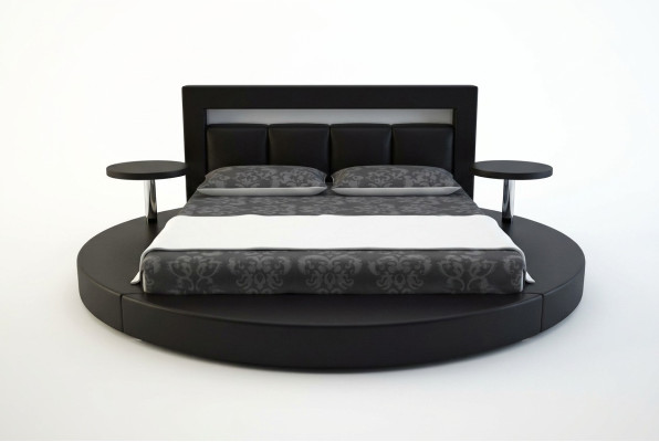 Rundes Bett Design Betten Polsterbett Rundbett Polster Round 