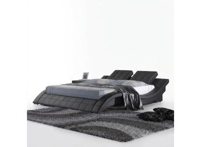 Doppelbett Designer Bett Ehebett Polsterbett Schlafzimmer Lederbett Neu