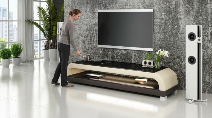 TV Lowboard TV Tisch TV Schrank Modern Wohnzimmer Dekorative Kollektion