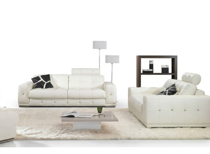 Design Sofas Polster Leder 311 Sitzer Couchen Sofagarnitur Garnituren Set