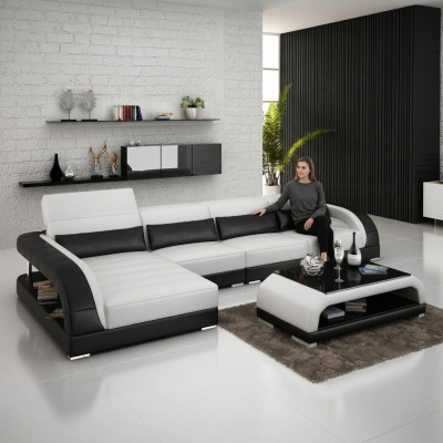Exclusive Wohnzimmer Couch Poster Garnitur L Form Couchen Sofa