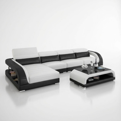 Exclusive Wohnzimmer Couch Poster Garnitur L Form Couchen Sofa