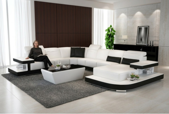 Wohnlandschaft Eckgarnitur Ecksofa Polster Garnitur Sofas Couchen neu
