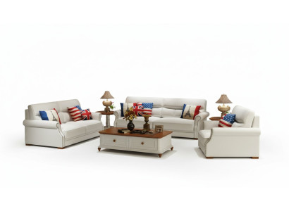 Sofagarnitur Modern 3+2+1 Sitzer Set Design Sofa Polster Couchen Couch