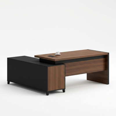 Eckschreibtisch Büro Chef Zimmer Möbel Design Schreibtische Praxis