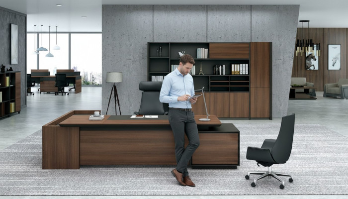 Bürotisch Schreibtisch Eckschreibtisch Computertisch Arbeitstisch Firma Möbel