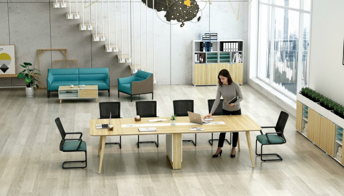 Konferenztisch Büro Tische Besprechungstisch Meeting Möbel Home Office