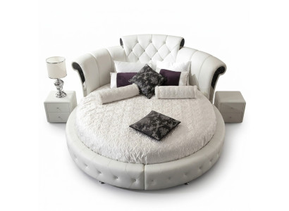 Chesterfield Bett Luxus Betten Runde Design Hotel Rundbett Schlafzimmer