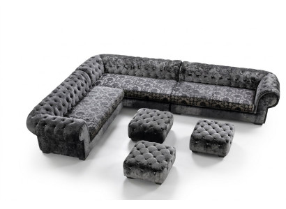 Design Dreisitzer Sitzer Set Sofa Polster Couchen Couch Modern Luxus 250x350cm