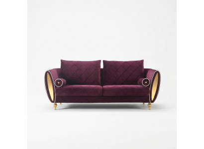 Sofa Couch Polster 2 Sitzer Sofas Couchen Sitz Garnituren Design Club Samt