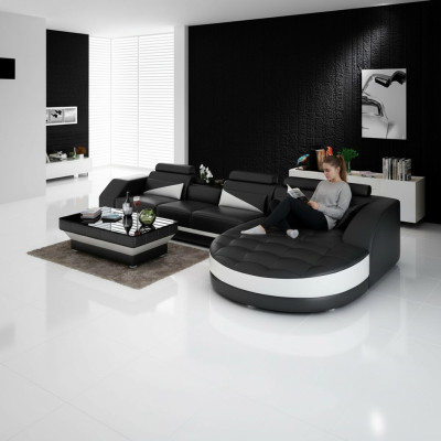 Ecksofa L-Form Wohnlandschaft Designer Sofa Couch Polster Sitz Garnitur