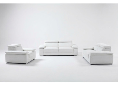 Ledersofa Sofagarnitur 32 Sitzer Set Garnitur Couch Polstersofa Designersofa