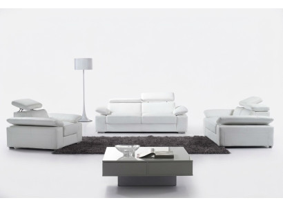 Design Couchen Sofas Polster Leder 311 Sitzer Sofagarnitur Garnituren Set