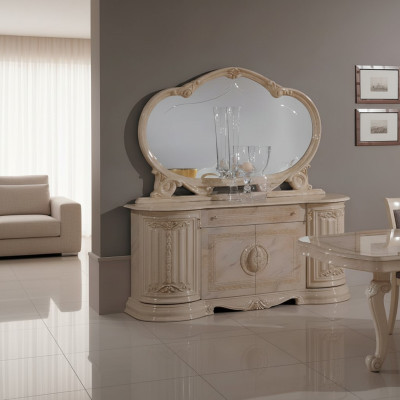 Kommoden Sideboards Wohnzimmer Anrichte Spiegel Italienische Möbel 2tlg. Set Neu