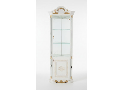 Luxus Schaufenster Eckvitrine Glas Schrank Modern Möbel Regal Klassisch ITALY
