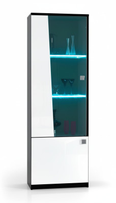 Edle Vitrine Modern Stil Schrank Schaufenster Wohnzimmer Glas Wohnzimmer Neu