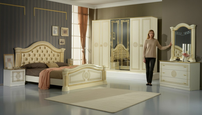 Kleiderschrank Schlafzimmer Schrank Stil Klassische Schränke Barock Rokoko Neu