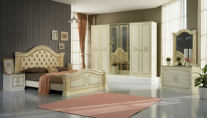 Kleiderschrank Schlafzimmer Schrank Stil Klassische Schränke Barock Rokoko Neu