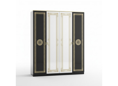 Schrank Edler Kleiderschrank Made in Italy Klassische Schränke Schlafzimmer