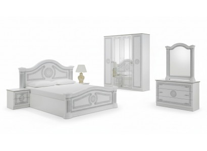 Schlafzimmer Italienische Möbel Set Modern Luxus 6tlg. Bett Betten Schrank Neu