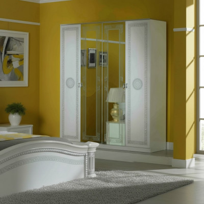 Luxus Kleider Schrank Designer Hochglanz Kleiderschränke Möbel Wohnen Holz Neu