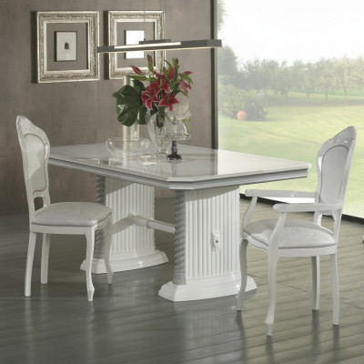 Esstisch Tisch Esszimmer Wohnzimmer Holz Design Tische Italienische Möbel Neu