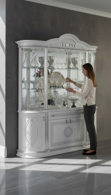 Vitrine Holz Schrank Klassische Vitrinen Holz Schränke Design Wohnzimmer Glas