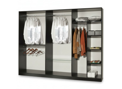 Luxus Kleider Schrank Designer Hochglanz Kleiderschränke Möbel Wohnen Holz Neu