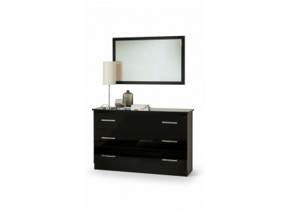 Buffet Anrichte Kommode Spiegel Echte Handarbeit Holz Regal 2tlg Regale Kommoden