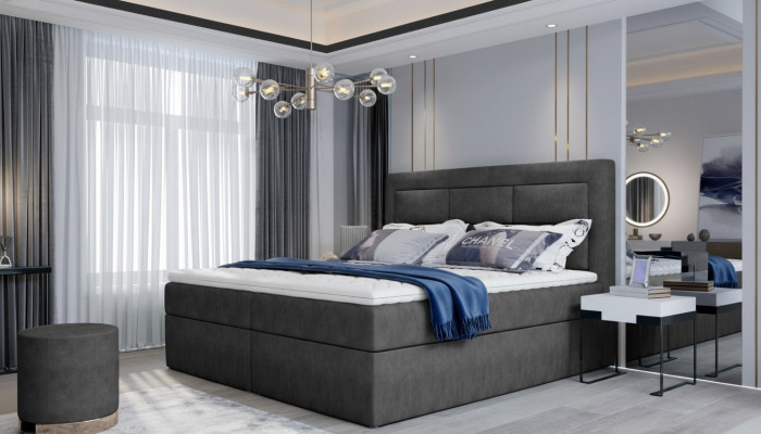 Textil Design Bett Doppel Betten Luxus Ehe Modernes Hotel Gestell Schlaf