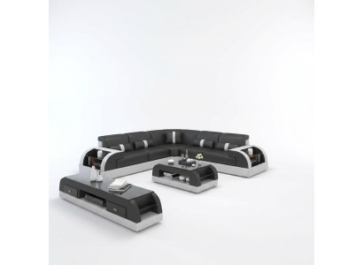 Designer Sofa Couch Polster Wohnlandschaft Ecksofa Ecksofa L Form