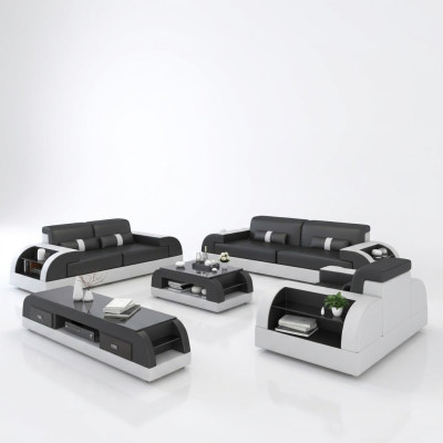 Design Sofa Couch Polster Sofas Couchen Sitz Garnitur Leder 3Sitzer